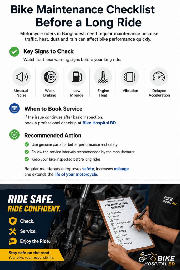 Bike Maintenance Checklist Before a Long Ride in Bangladesh