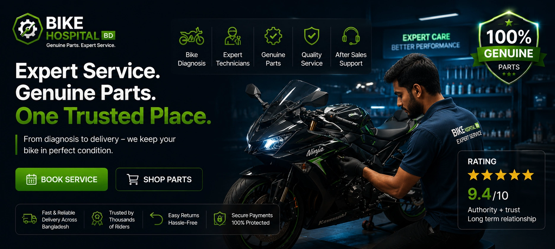 Find genuine bike parts fast
