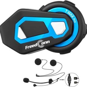 FreedConn T-Max Pro V5.0 Motorcycle Helmet Bluetooth Intercom Headset Communicat