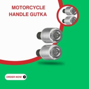 Motorcycle Handle Gutka/Gutli  White Colour