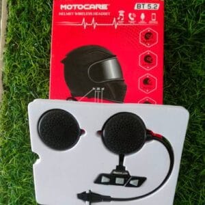 MOTO CARE Helmet Wireless Headset M1 | Advanced Bluetooth 5.2, Noise Cancellatio