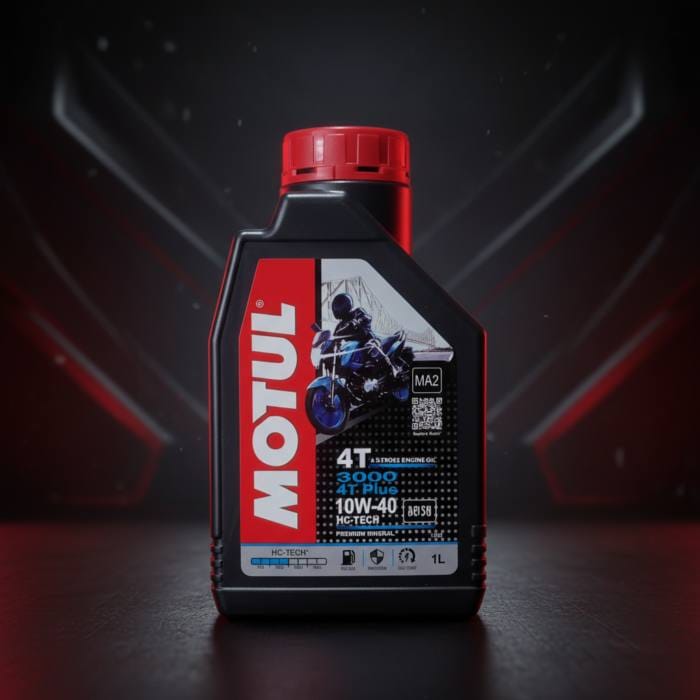 Motul 3000 4T Plus 10W-40 (Premium Mineral) - Image 2